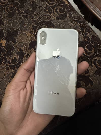 Apple iPhone X 64 gb back glass crack