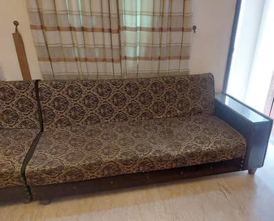 2 sofa cum beds and sofa 2 seater