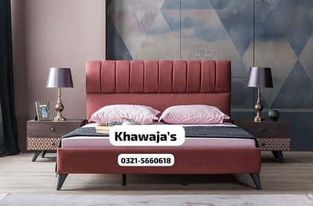 Bed with side table dressing ( khawaja’s interior Fix  price
