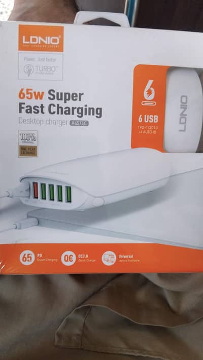 LDNIO 65W SUPER FAST CHARGING