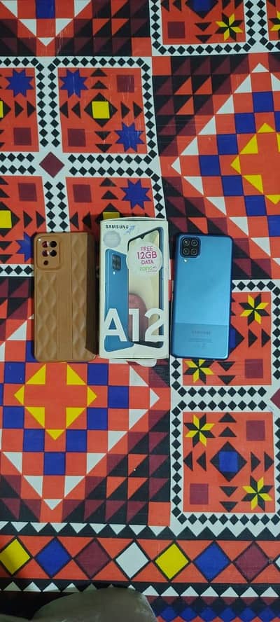 Samsung Mobile A12 ram 4/128 gb official pta 03006937565
