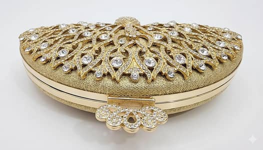 metal fancy clutch