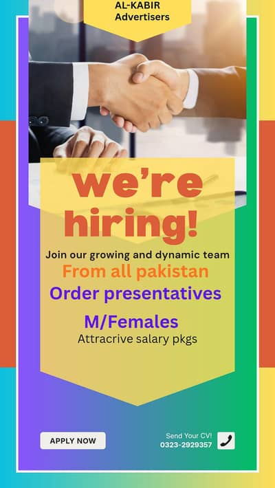 Order Taker  for Ai Advertise Male Females