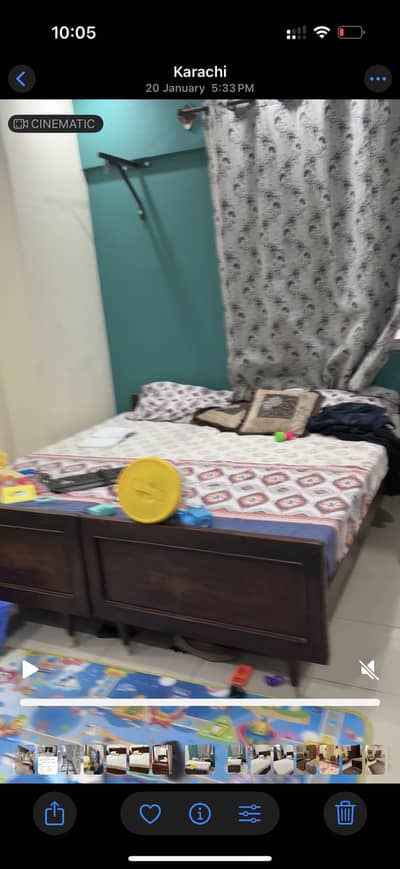 2 Pure Wood Single Beds for Sale
