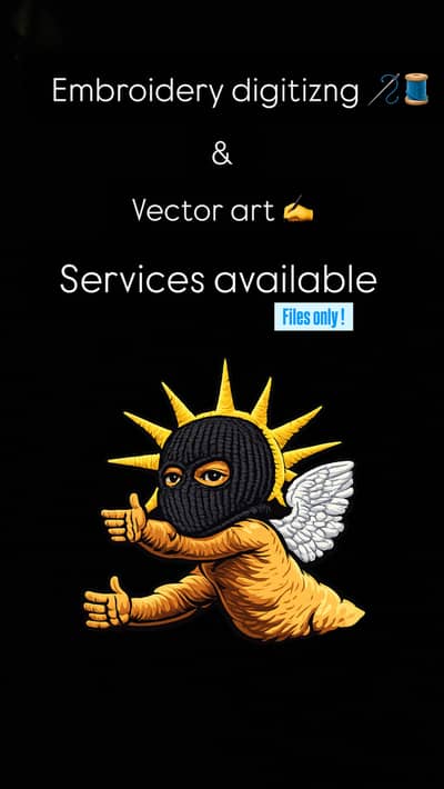 Embroidery digitizing and vector artist services