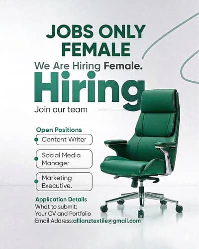 Urgently Required Female Candidates