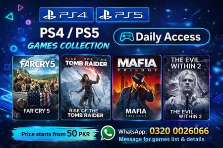 PS4/PS5 digital games collection