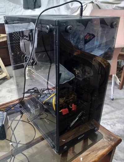 boost wolf pc case / casing with separate 4 fans