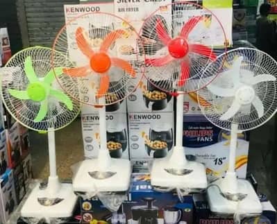 Rechargeable Pedestal Fan 18 Charging Fan Emergency Fans