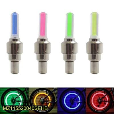 stylish bike wheel light green yellow blue pink