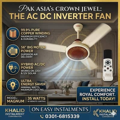 PAK ASIA AC DC CEILING FAN
