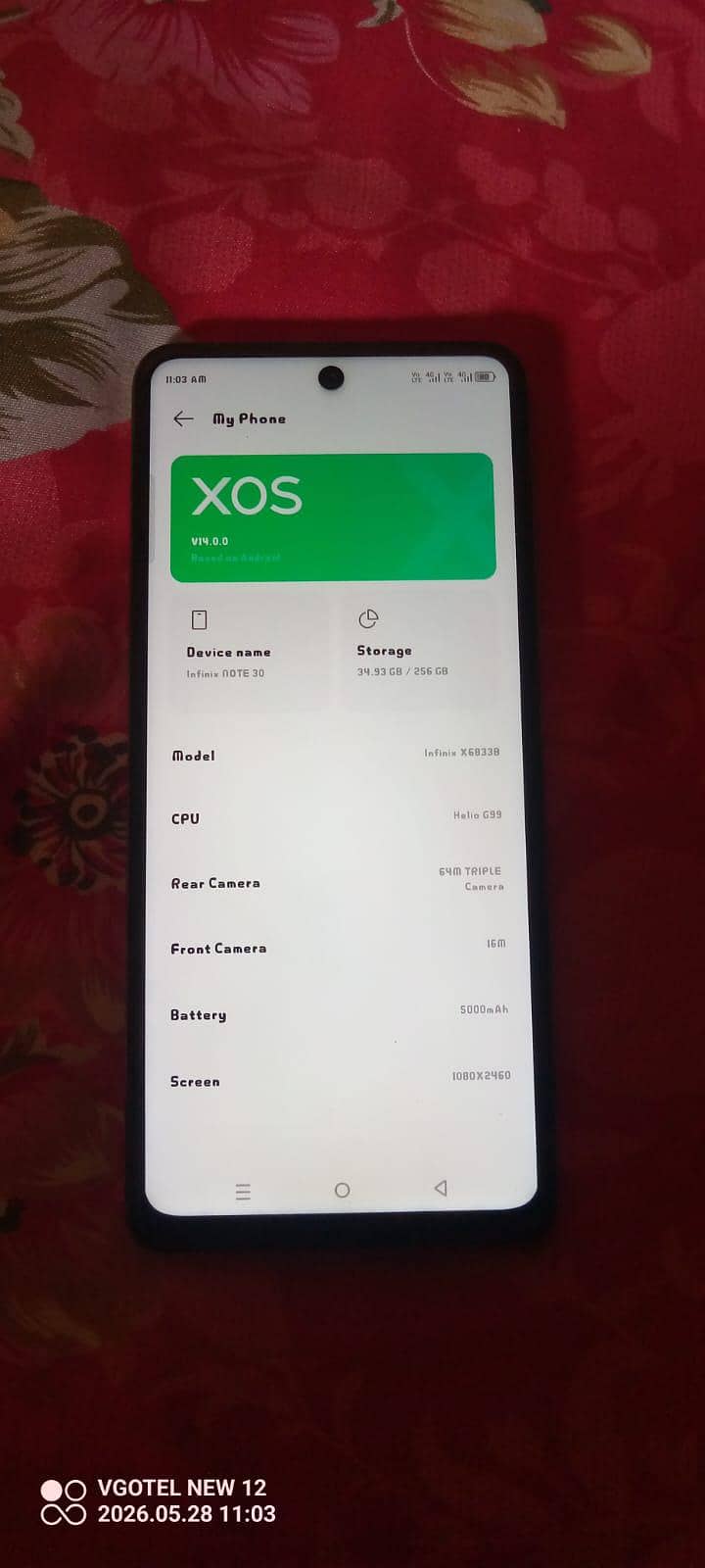 Infinix Note 30 6