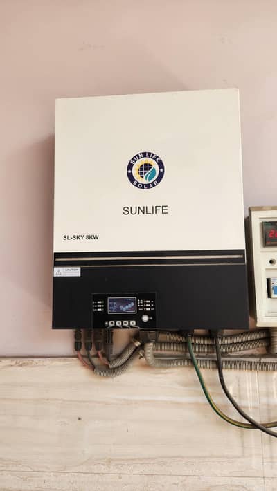 Inverter for sale sunlife 8kw and battery