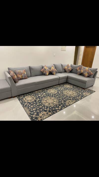 L shape sofa for sale urgent price final 23000