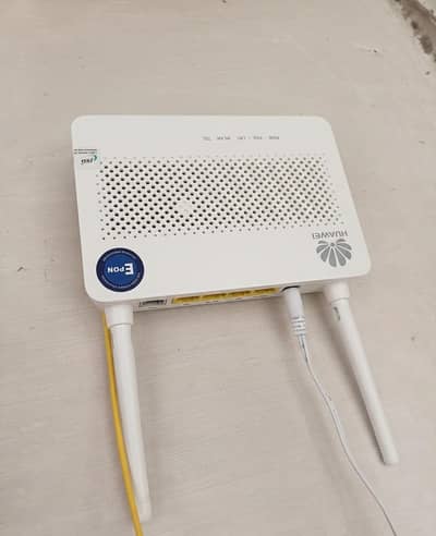 Huawei epon router best new with 30 meter 2 cor fiber wire