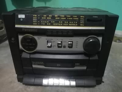 Vintage Radio With Tape Recorder