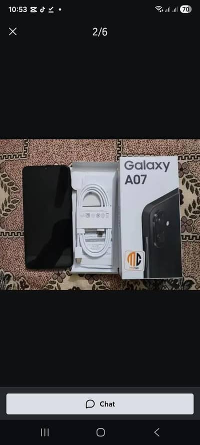 Samsung A07 4gb 128 gb
