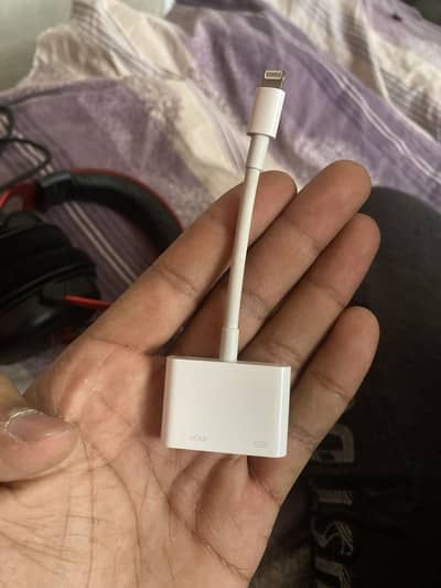 Splitter hmdi to lightning adapter with lightning charging port