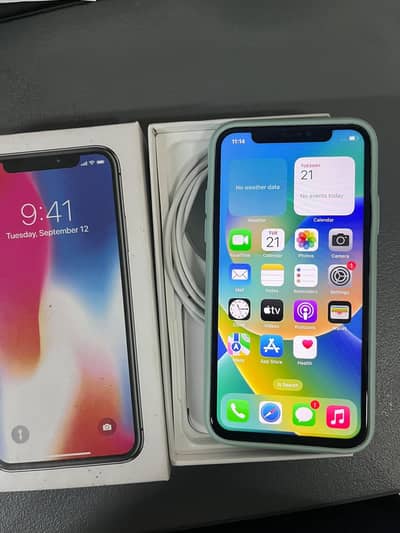 iphone x 256 GB PTA approved no open no repair all ok