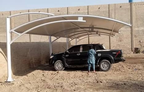 Car parkig shades/Garage shades/Tensile fabric/Coverd Padel Court/