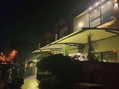 Car parking shades/Pvc tensile fabric/Padel court/Garage shades.