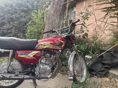 Honda cg 125 2025 with punjab number