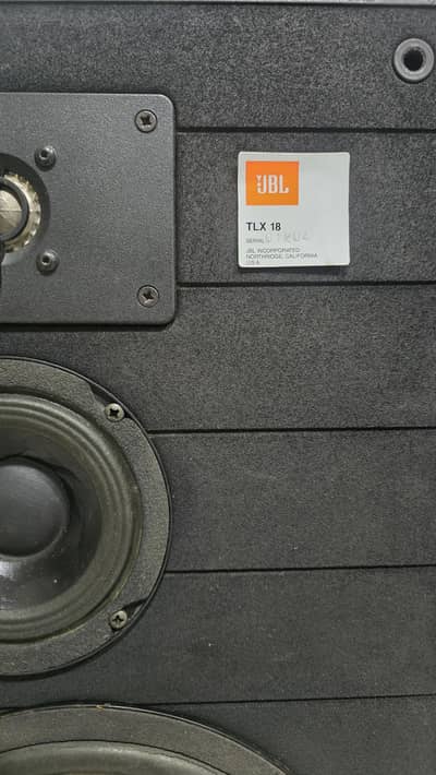 JBL TLX-18 floor standing speakers
