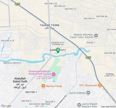 200 Yards West-Open Plot | Playground Facing | Map Approved Block C   Garden City