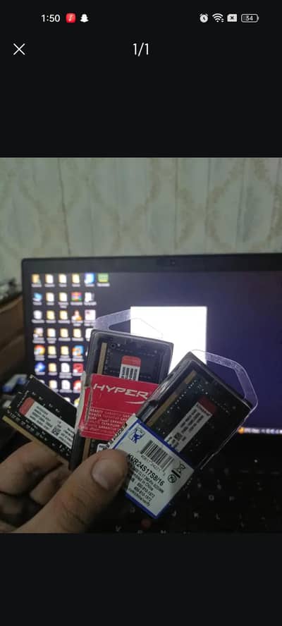 Laptop Rams 8 & 16 GB