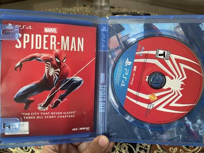 Used, like new disc of Spider-Man