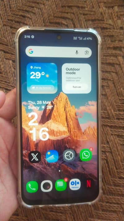 oppo a6x 4 128 only 1 month used 03403389206