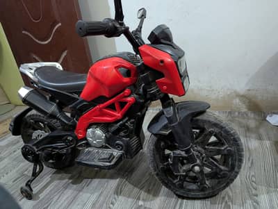 kids bike double motor double battery