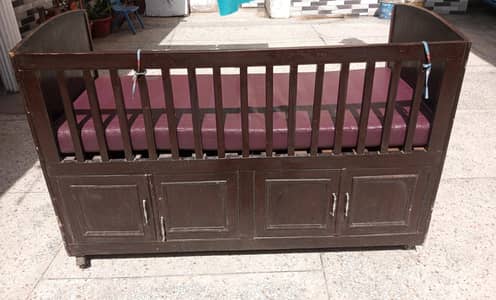 kids bed and cupboard, 2in1
