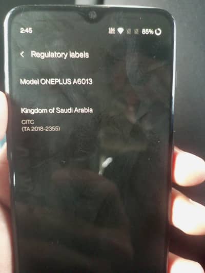 ONE PLUS 6T NON PTA