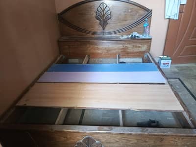 wooden Bed & matters