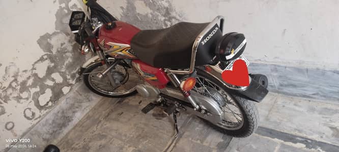 honda cg 125 2025 model in very good condition
