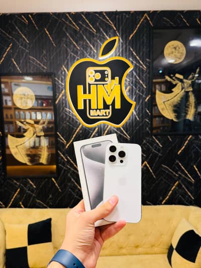 iphone 15 Pro with Box 256GB 90 Health Brand New Condition Waterpack
