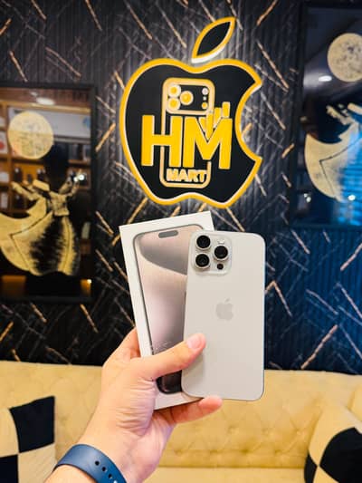 iPhone 15 Pro Max with Box Natural 256GB 93 Health Waterpack