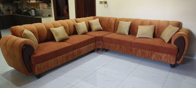 brand new sofa set L shape