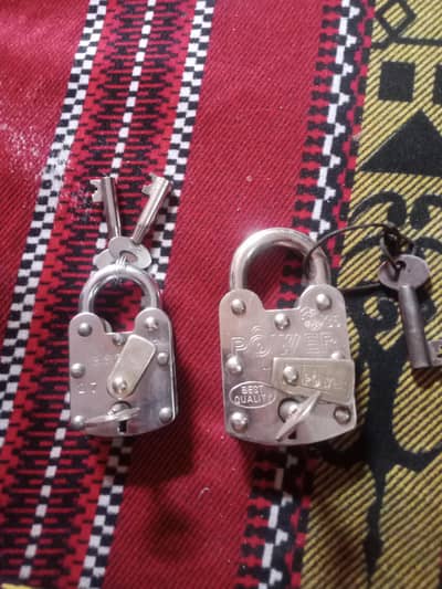 2 Heavy Power Locks with Original Keys for Sale