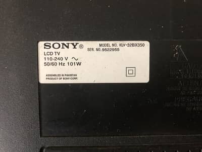 LCD Tv SONY
