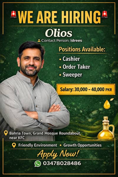 Olio's pizzeria Eatery restaurant bahira town lahore