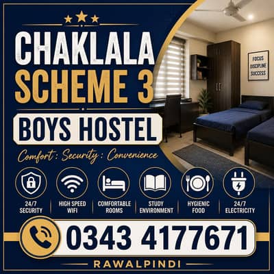 Chaklala Scheme 3 Boys Hostel Rawalpindi