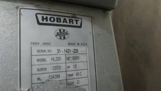 dough mixer U. S. A