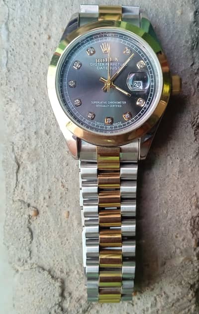 ⌚ Rolex Style Luxury Wrist Watch – Excellent Condition