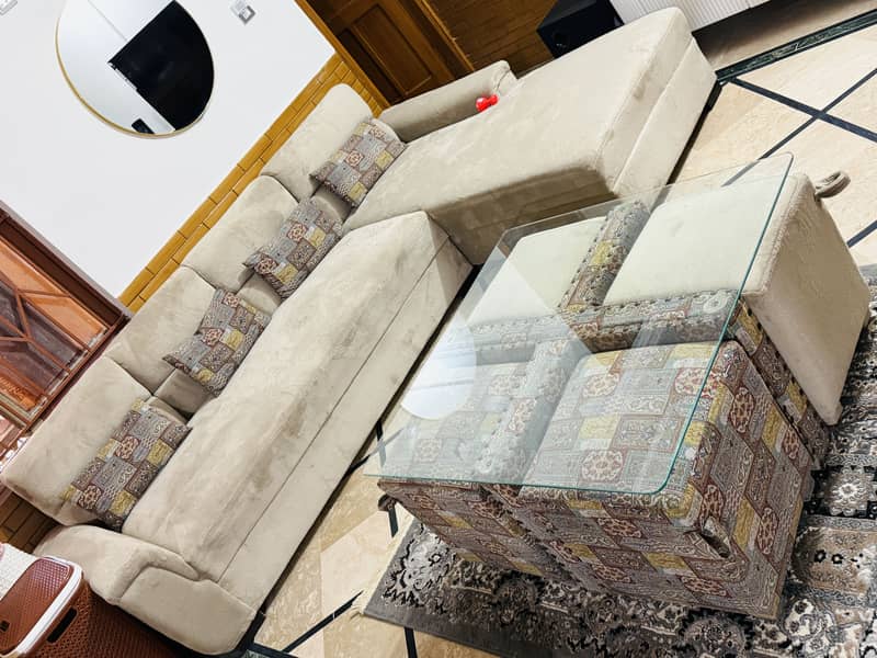 L shape sofa 1