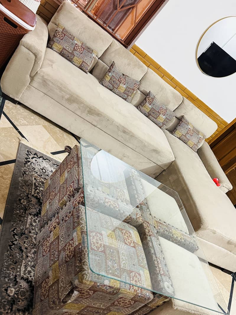 L shape sofa 2