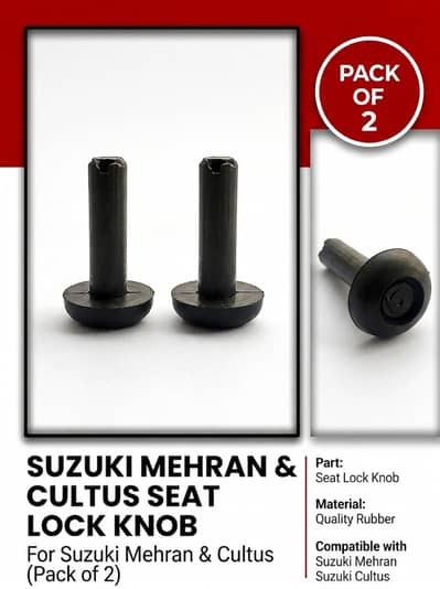 Suzuki Mehran & Cultus Seat Lock Knob (Pack of 2)
