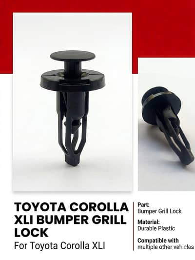 Grill Lock for Toyota Corolla XLI Pack of 50