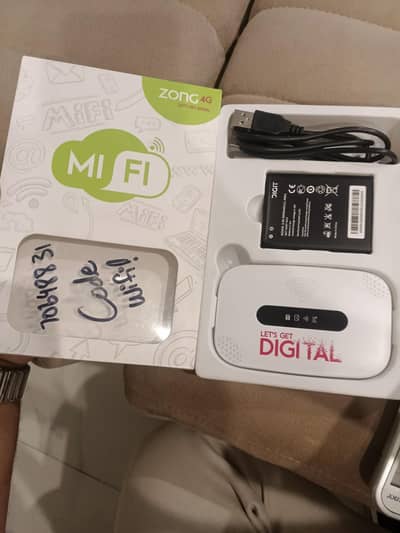 zong 4g device just box open